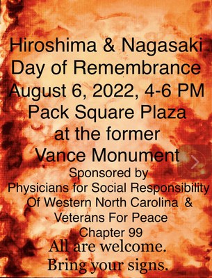 Hiroshima and Nagasaki Day of Remembrance